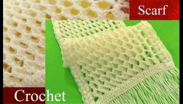 Crochet Scarf Tutorial Crochet Scarf Tutorial