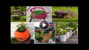 20 Fascinating Garden Planter Ideas! Don't Forget to Save These Cool Ideas! | garden ideas