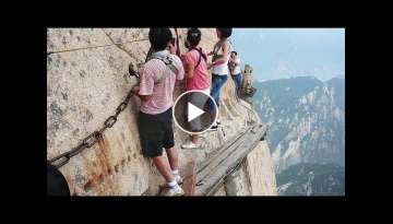 Top 5 World's Most Dangerous Hiking Trails In and Dangerously Steep Trekking Steps/Paths