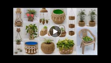 20 Best Reuse Ideas Waste Material for Plant Pot, Jute Rope Craft Ideas 20 Best Reuse Ideas Waste Material for Plant Pot, Jute Rope Craft Ideas