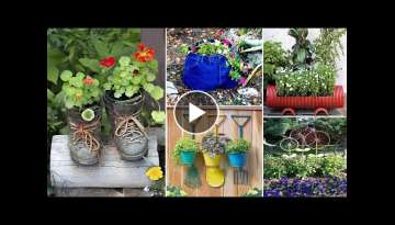 33 Awesome Outdoor Junk Garden to Reuse Your Old Stuff | diy garden