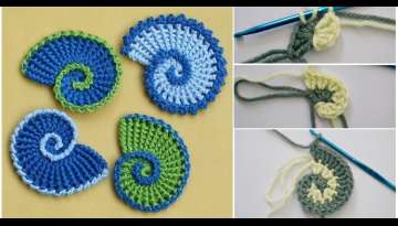 Crochet Nautilus Shell Crochet Nautilus Shell