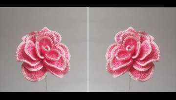 Crochet Camellia Tutorial