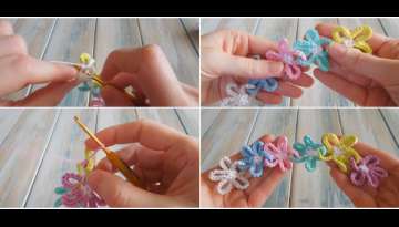 How to Crochet Flower Chain
